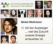 Banner: Wir sind Aussteiger