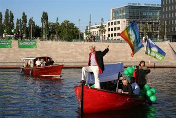 Bundestagswahlkampf 2005: Berliner Auftaktveranstaltung