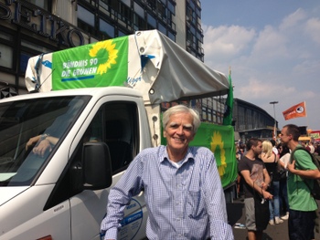 Hans-Christian auf der Hanfparade