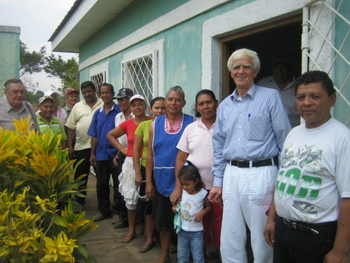 Christian in Posoltega (Nicaragua) auf seiner Dienstreise Mitte April