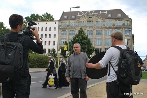 Dreh für den Wahlkampfspot: Quer durch Kreuzberg!