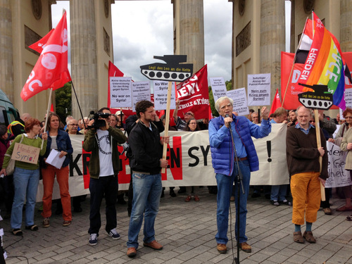 Demonstration "Nein zum Krieg in Syrien!"