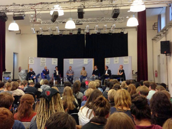 Podiumsdiskussion am Dathe-Gymnasium