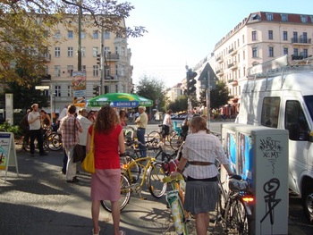 1. September Wahlkampfstand in Prenzlberg Ost