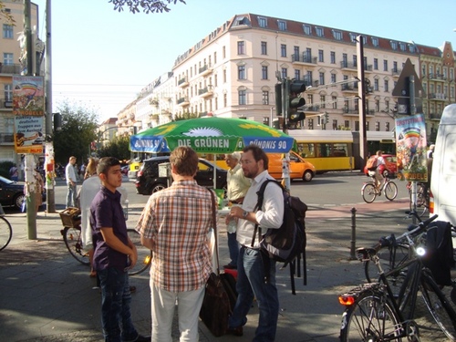 1. September Wahlkampfstand in Prenzlberg Ost