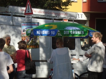 1. September Wahlkampfstand in Prenzlberg Ost