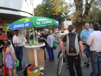 1. September Wahlkampfstand in Prenzlberg Ost