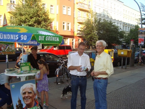 1. September Wahlkampfstand in Prenzlberg Ost