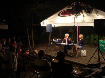 Podiumsdiskussion im Pavillion Volkspark Freidrichshain