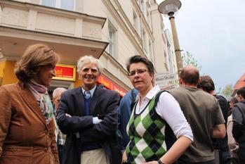 Einweihung Silvio Meier Straße: zum Gedenken an den Antifaschisten
